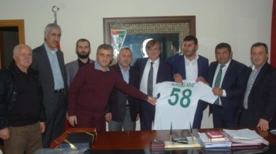 Kaymakam Arat’a hoş geldin ziyareti