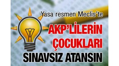 İlginç kanun teklifi!