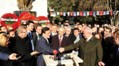 HAZİNEDAR VE İNÖNÜ EL SIKIŞTI