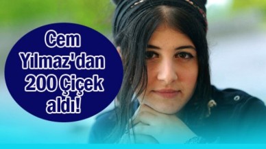 Cem Yılmaz'dan, Maral Büyüksaraç'a 200 Çiçek
