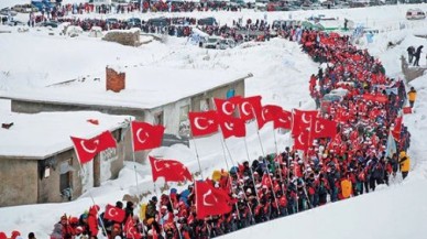 Sarıkamış'ta 100'üncü Yıl Töreni