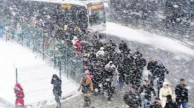 Kar Yağışı Saat 16.00 ile 17.00 Arası