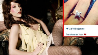 Hande Yener Evlilik Teklifine "Evet" Dedi