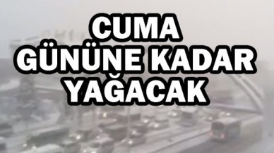 İstanbul'da bazı bölgelerde 40-60 santimetre kalınlığında kar