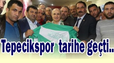 Tepecikspor Türk futbol tarihine geçti