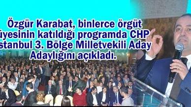 Özgür Karabat adaylığını açıkladı