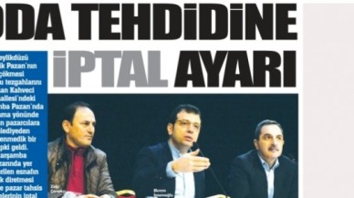 ODA TEHDİDİNE İPTAL AYARI