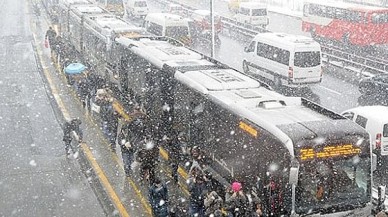 İstanbulda kar yağışı başladı