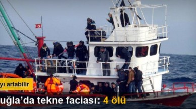 Göçmen teknesi battı: 4 ölü