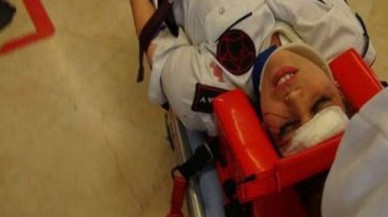 Havalimanında tavan çöktü!