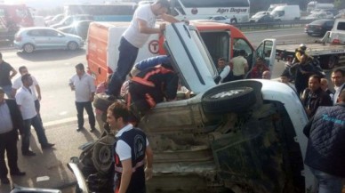 TEMde zincirleme kaza