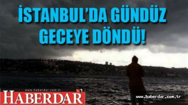 İstanbulda sağanak yağmur