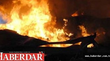 Geri dönüşüm fabrikasında yangın