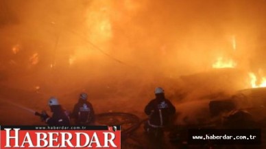 Avcılarda palet deposunda yangın!