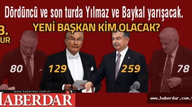Dördüncü ve son turda Yılmaz ve Baykal yarışacak.