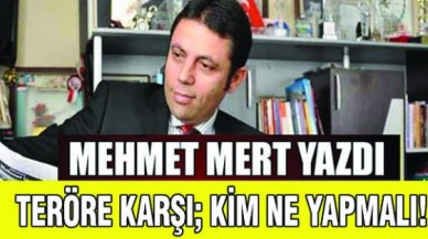 Teröre karşı; kim ne yapmalı!