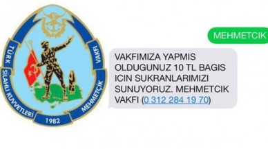 Mehmetçik Vakfına Bağış Yağdı