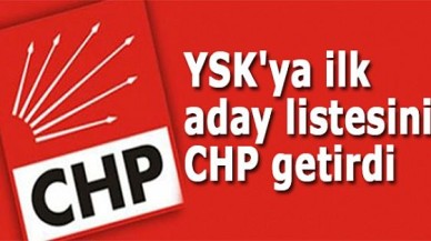 CHP listesini YSKya teslim etti