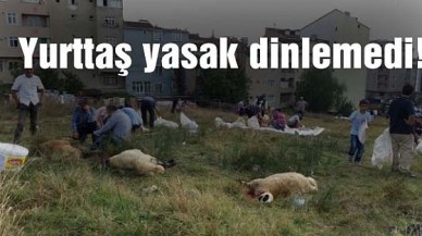 Yasağa rağmen manzara değişmedi