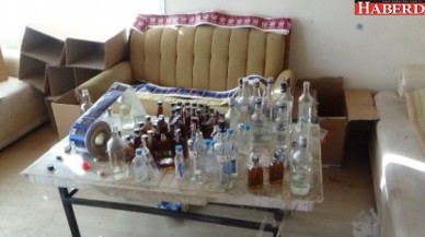 Silivri’de Çiftlik Evine Sahte İçki Baskını