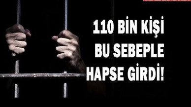 Son altı yılda borcunu ödeyemeyen 110 bin 361 kişi hapse girdi.