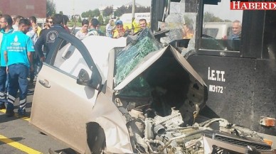Sefaköyde metrobüs kazası
