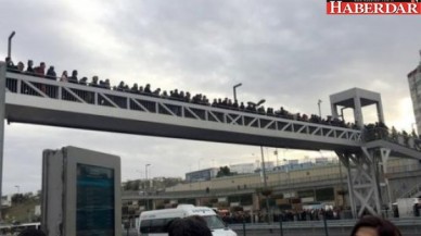 Metrobüs üst geçitlerinde çökme tehlikesi