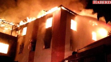 Adanada Kız Öğrenci Yurdunda Yangın Faciası