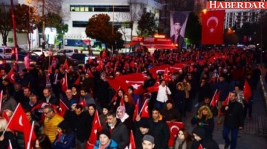 Beylikdüzünden teröre sessiz tepki