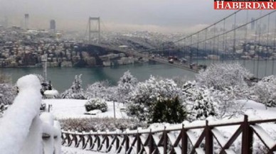 İstanbul için kar vakti