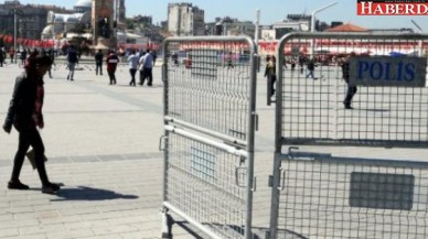 Taksimde 1 Mayıs ablukası hazırlığı