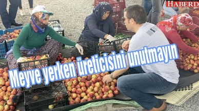Meyve yerken üreticisini unutmayın