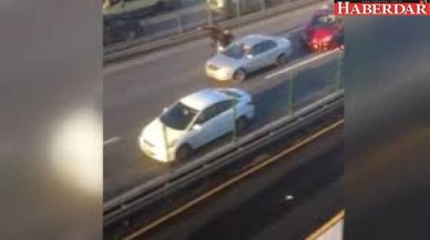 D100 karayolunda dehşet anları