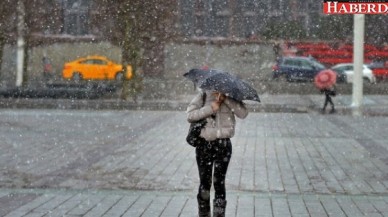 İstanbulda beklenen kar yağışı başladı!