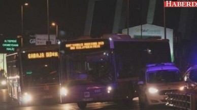 İstanbullular dikkat! 600 otobüs bugün kontak kapattı