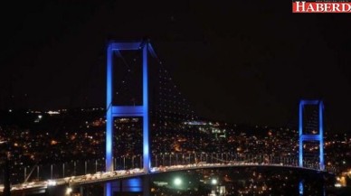 İstanbul maviye büründü; işte nedeni