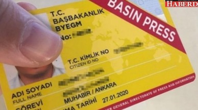 Sarı basın kartı almak isteyenler artık oraya başvuracak!