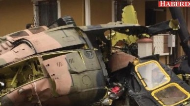 İstanbulda askeri helikopter düştü! 4 asker şehit