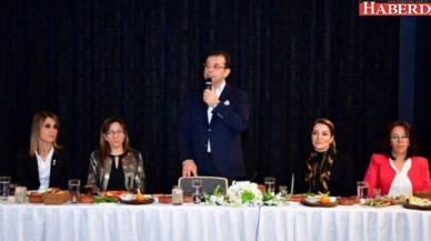 İmamoğlu CHPnin kadın yöneticileri ile buluştu