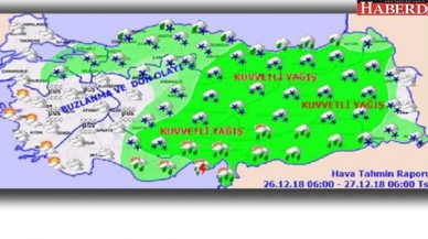 Meteorolojiden sıcaklık, yağış ve don uyarısı!
