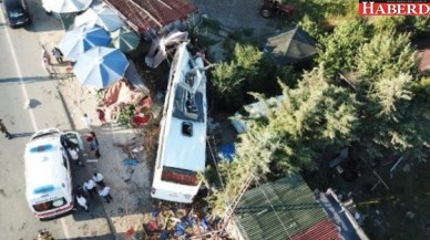 Havaist otobüsü kaza yaptı: Ölü ve yaralılar var