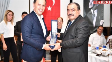 Kaymakam için veda yemeği verdi