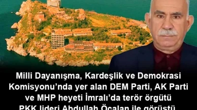 Milli Dayanışma, Kardeşlik ve Demokrasi Komisyonu İmralı'da!