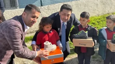 Çocuklara 2.000 Çift Ayakkabı Desteği