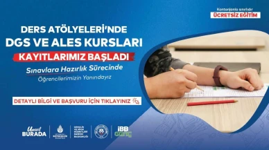 İBB ders atölyeleri’nde ücretsiz ALES ve DGS kursları başlıyor