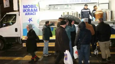 Soğuk havalarda sıcak dayanışma Küçükçekmece’de