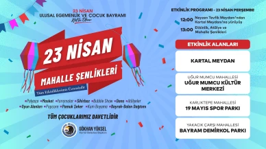 Kartal’da 23 Nisan Milli Egemenlik ve Çocuk Bayramı coşkusu