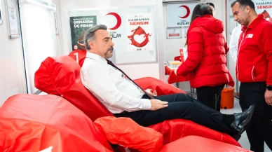 TÜRK KIZILAY’DAN OKTAY KAYNARCA İLE KAN BAĞIŞI ÇAĞRISI: KAHRAMAN SENSİN!