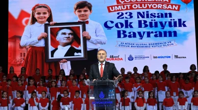 İstanbul 23 Nisan'ı Harbiye'de Kutladı