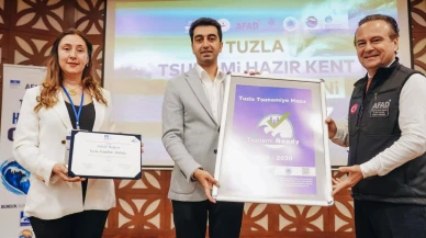 Tuzla’ya UNESCO'dan tsunamiye hazırkent sertifikası